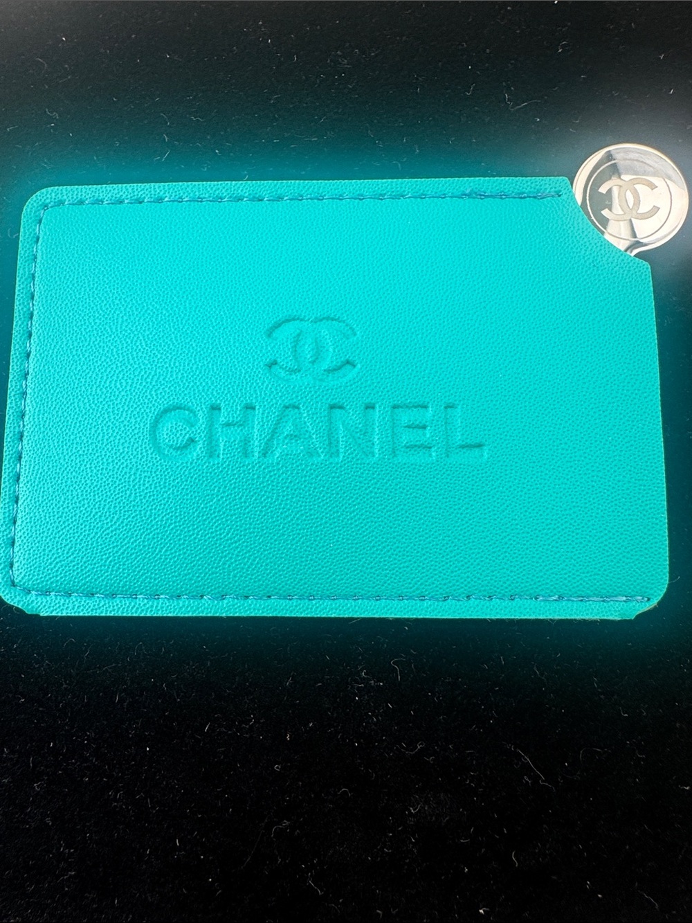 Mirror  Turquoise Card Sleeve